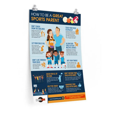 How to Be a Great Sports Parent Poster HoopsKing